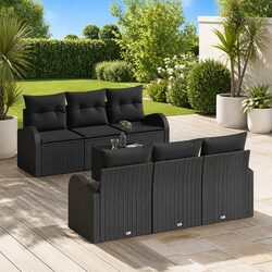 Practical 7-Piece Outdoor Sofa Set with Storage