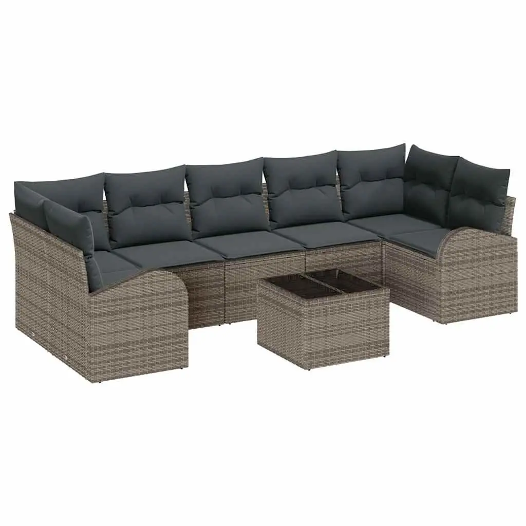 8 Piece Garden Sofa Set for Outdoor Living