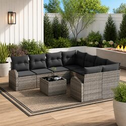Versatile 9-Piece Outdoor Sofa Set for Your Patio Needs