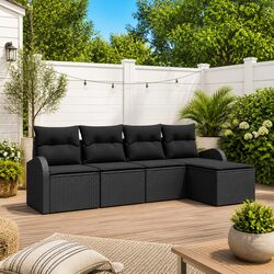 Versatile 5-Piece Sofa Set for Outdoor Enjoyment