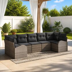 Perfect for Any Outdoor Setting: 7-Piece Sofa Set
