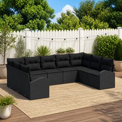 Practical 9-Piece Garden Sofa Set for All Occasions