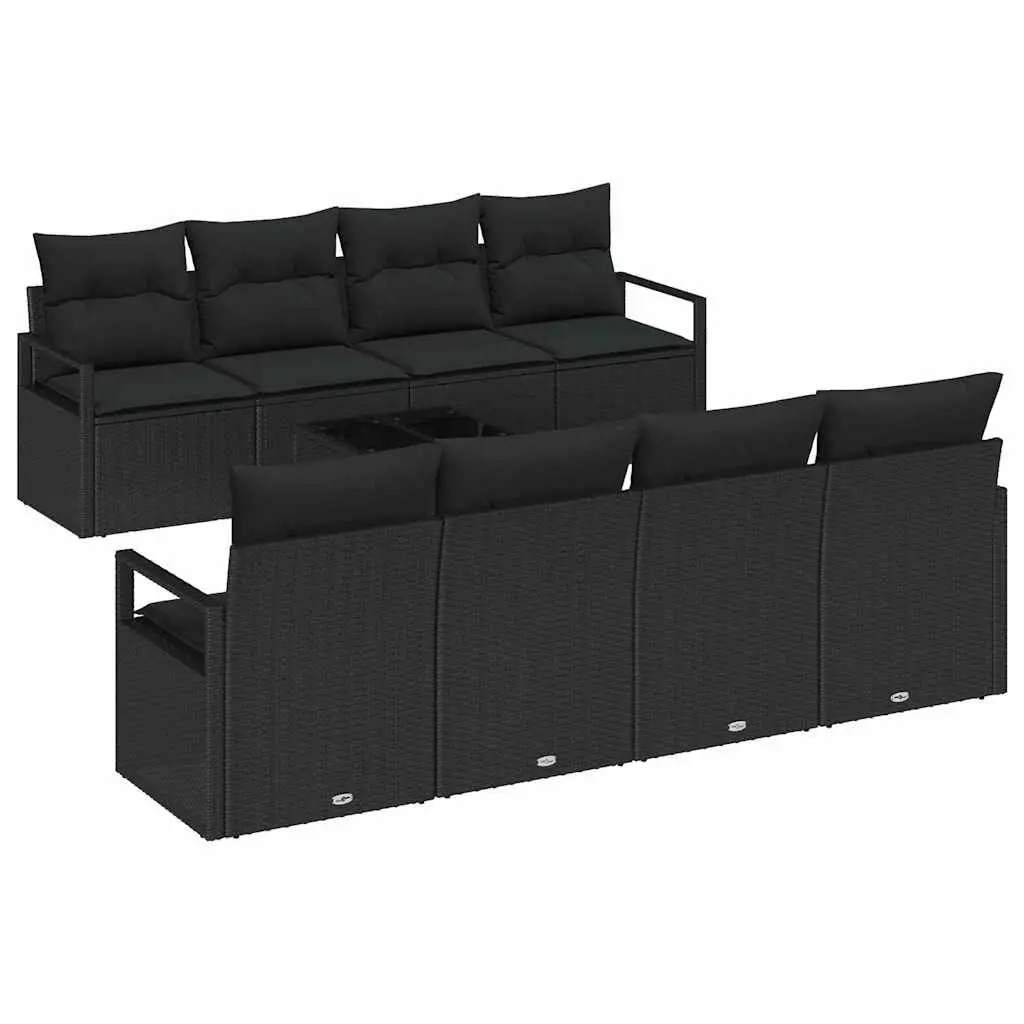 9-Piece Modular Sofa Set for Outdoor Use