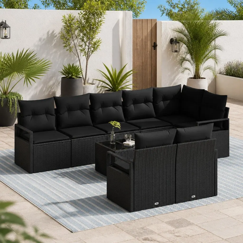 9-Piece Sofa Set for Outdoor Gatherings