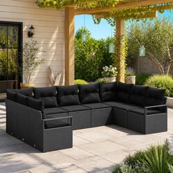 Functional 9 Piece Garden Sofa Set for Your Outdoor Living