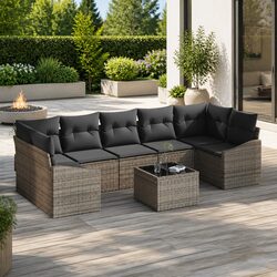 Perfect 8-Piece Sofa Set for Outdoor Gatherings