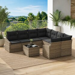Practical 9-Piece Outdoor Sofa Set for Every Occasion