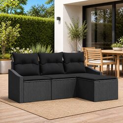 Perfect for Outdoor Gatherings: 4-Piece Sofa Set