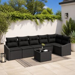 Practical 7-Piece Sofa Set for Various Outdoor Spaces