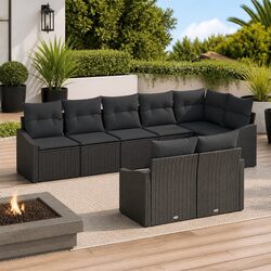8-Piece Garden Sofa Set for Outdoor Living