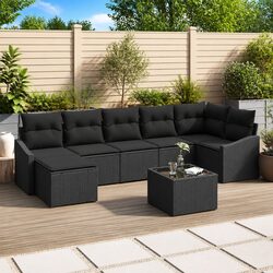 Versatile 8-Piece Sofa Set for Any Outdoor Setting