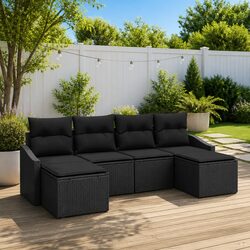 Practical 6-Seater Dining Set for Outdoor Gatherings