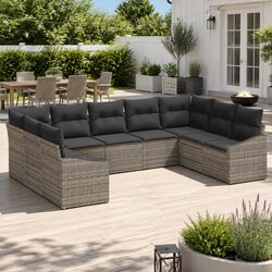 Ideal 9-Piece Garden Sofa Set for Your Outdoor Living