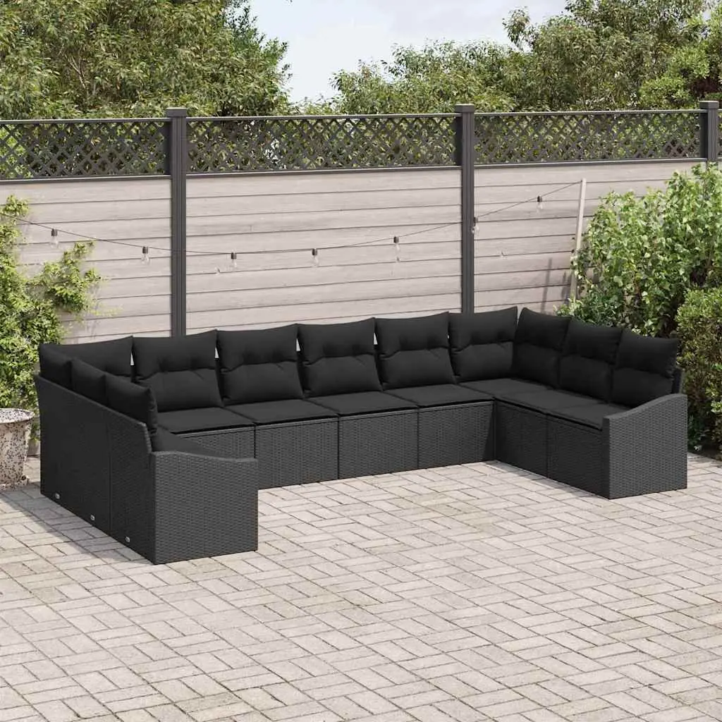 10-Piece Outdoor Sofa Set with Storage