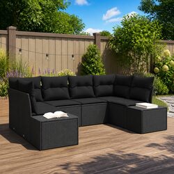 Practical Modular Sofa Set for Outdoor Use – 6 Pieces