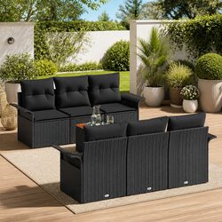 Ideal 7-Piece Outdoor Sofa Set for Garden and Patio