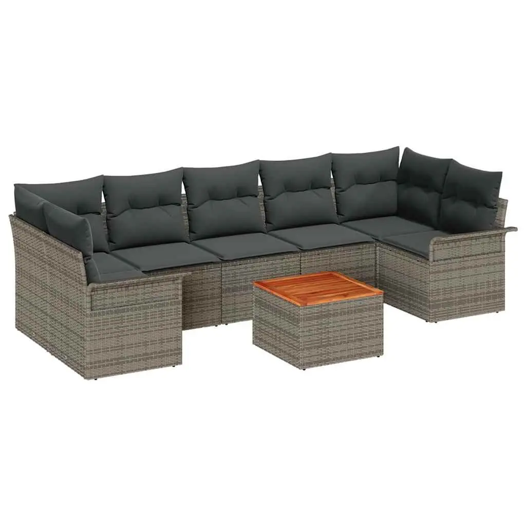 8-Piece Modular Outdoor Sofa Set with Storage