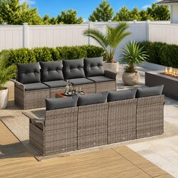 Ideal 9-Piece Garden Sofa Set for Outdoor Gatherings