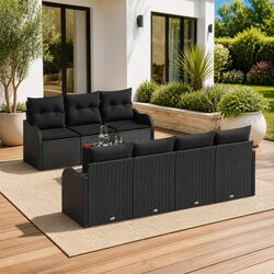 Practical 8-Piece Outdoor Sofa Set for Any Setting