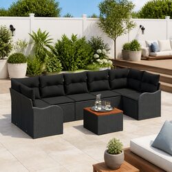 Versatile 8-Piece Sofa Set for Any Outdoor Gathering