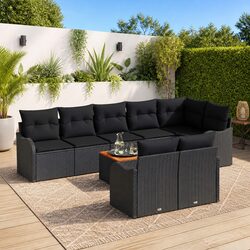 Versatile 9 Piece Garden Sofa Set for Outdoor Spaces