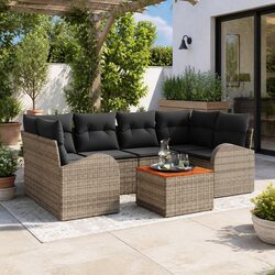 Versatile 7-Piece Modular Sofa Set for Outdoor Living
