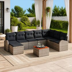 Practical 9-Piece Garden Sofa Set for Your Outdoor Space