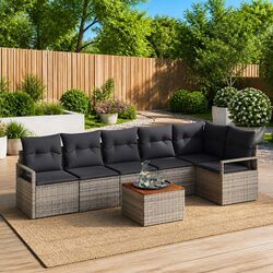 Ideal 7-Piece Garden Sofa Set for Outdoor Relaxation