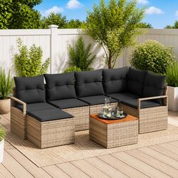Practical 7-Piece Garden Sofa Set for Your Outdoor Space