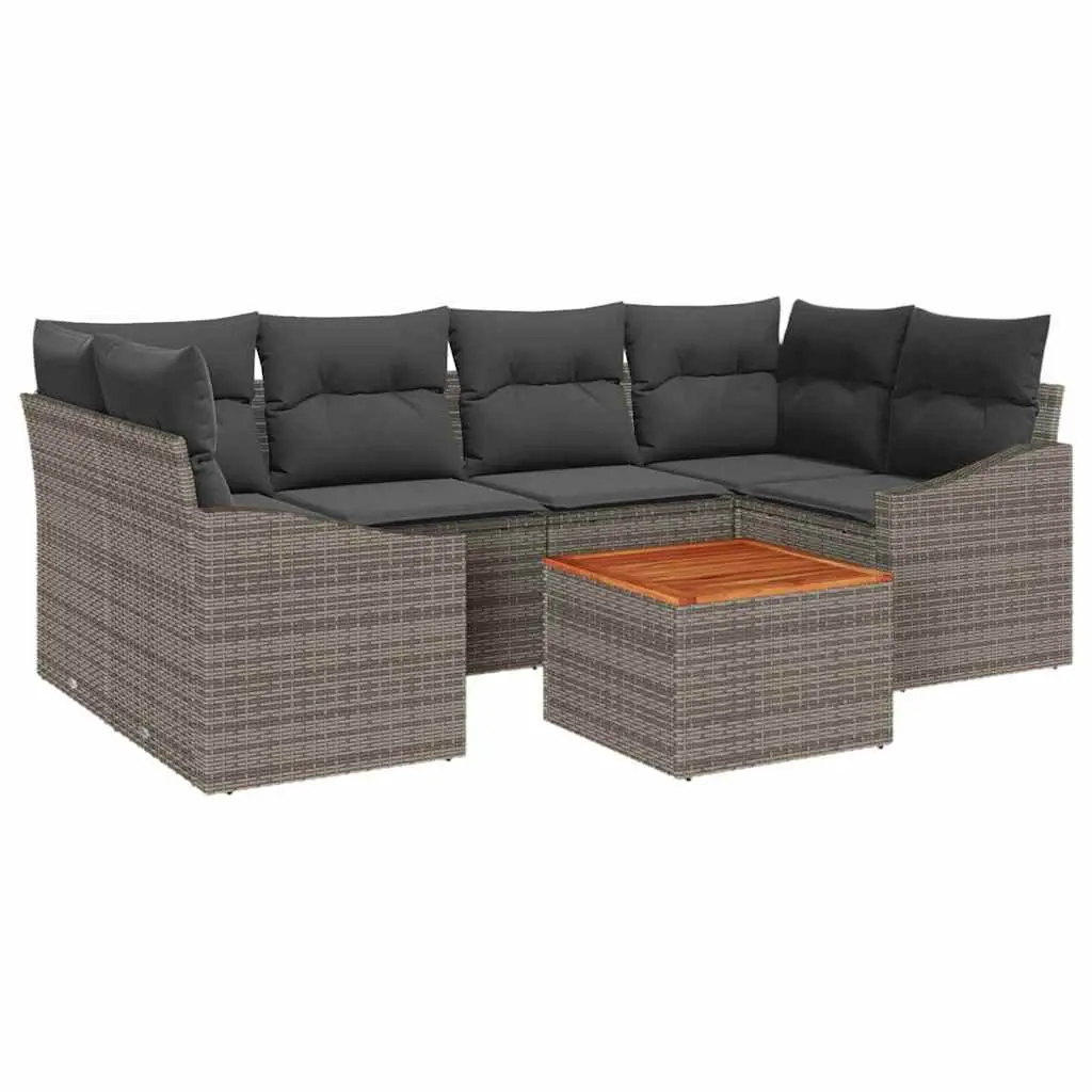 7pc Garden Sofa Set for Patios and Gardens