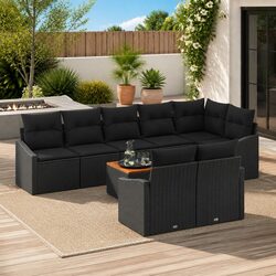 Versatile 9-Piece Garden Sofa Set for Any Outdoor Setup