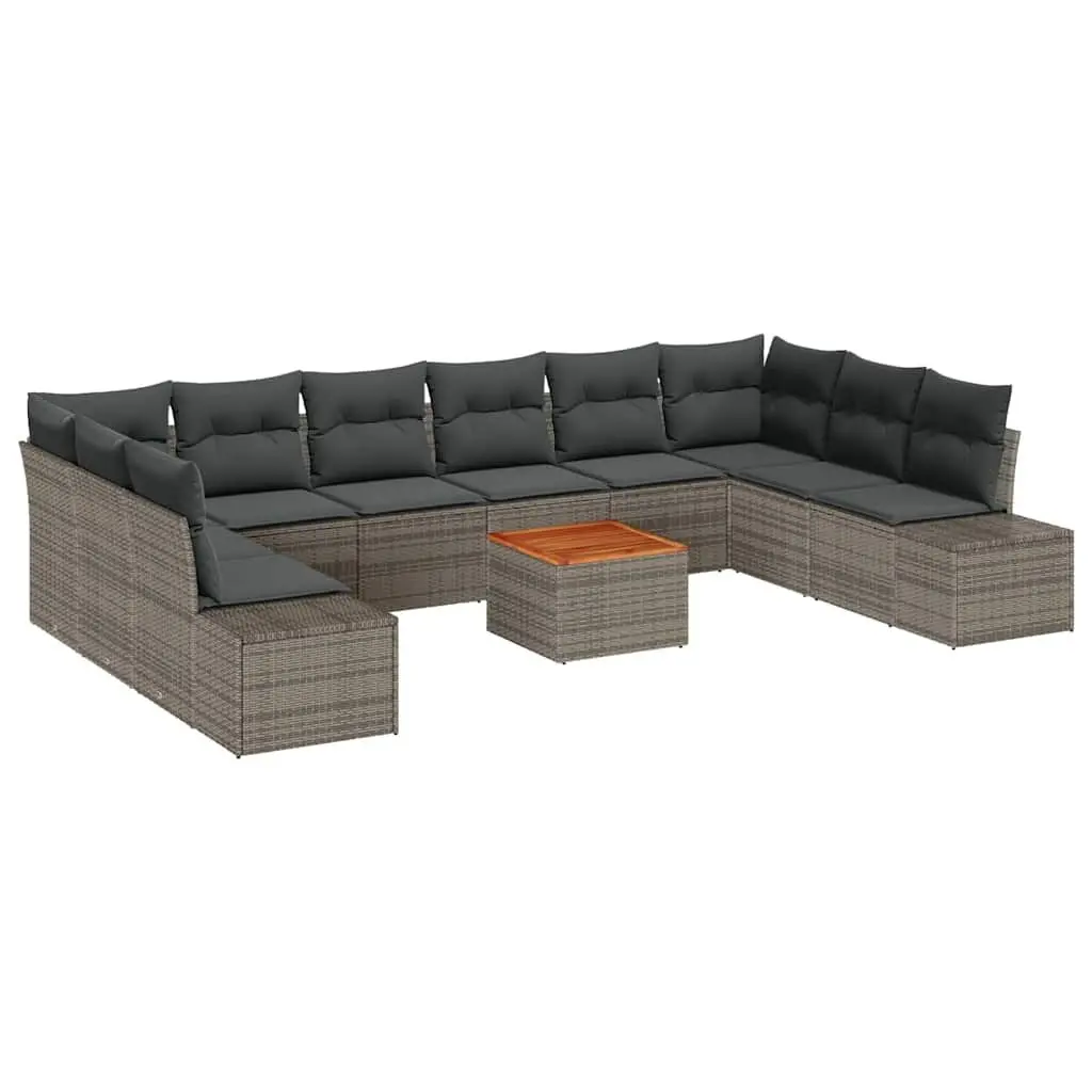 11-Piece Outdoor Sofa Set for Garden Use