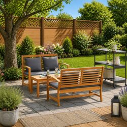 Versatile Garden Sofa Set for Relaxation Areas