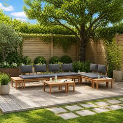 Practical 5-Piece Outdoor Sofa Set for Various Spaces