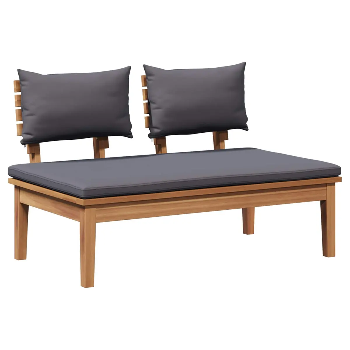 Garden Sofa Set 5 Pieces Outdoor Furniture Brown Grey Modern Seating Patio