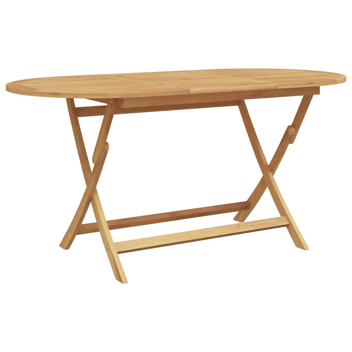 Garden Dining Set 5 Pieces Outdoor Furniture Table Chairs Brown Teak Wood