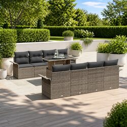 9-Piece Modular Garden Sofa Set for Every Occasion