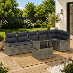 Versatile 7 Piece Sofa Set for Your Outdoor Living Area