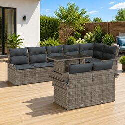 Versatile Outdoor Seating - 9-Piece Sofa Set