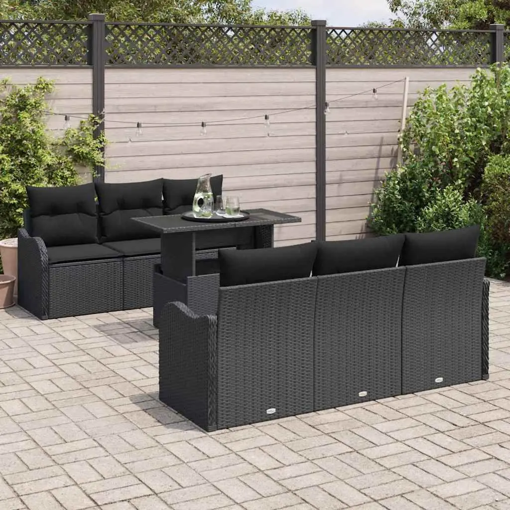 7-Piece Modular Sofa Set for Outdoor Use