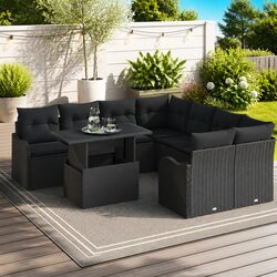 9-Piece Outdoor Sofa Set for Patios & Gardens