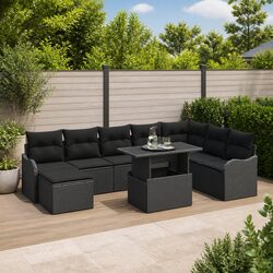 Versatile 9-Piece Garden Sofa Set for Your Patio