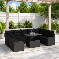 Functional 10 Piece Modular Sofa Set for Outdoor Use