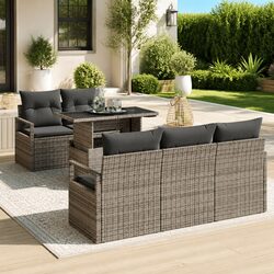Versatile 6-Piece Modular Sofa Set for Your Patio