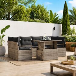 Practical 7-Piece Modular Sofa Set for Outdoor Use