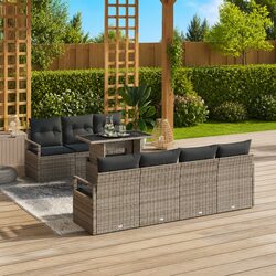 Practical 8-Piece Modular Sofa for Your Outdoor Area