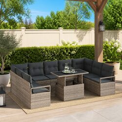 Practical Uses for the 10-Piece Garden Sofa Set