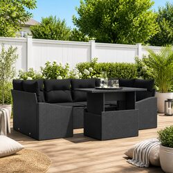Versatile 7-Piece Patio Sofa Set with Storage