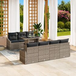 Versatile 8-Piece Garden Sofa Set for Outdoor Gatherings