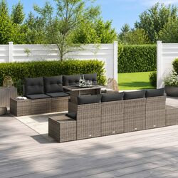 Versatile 9-Piece Sofa Set for Any Outdoor Occasion